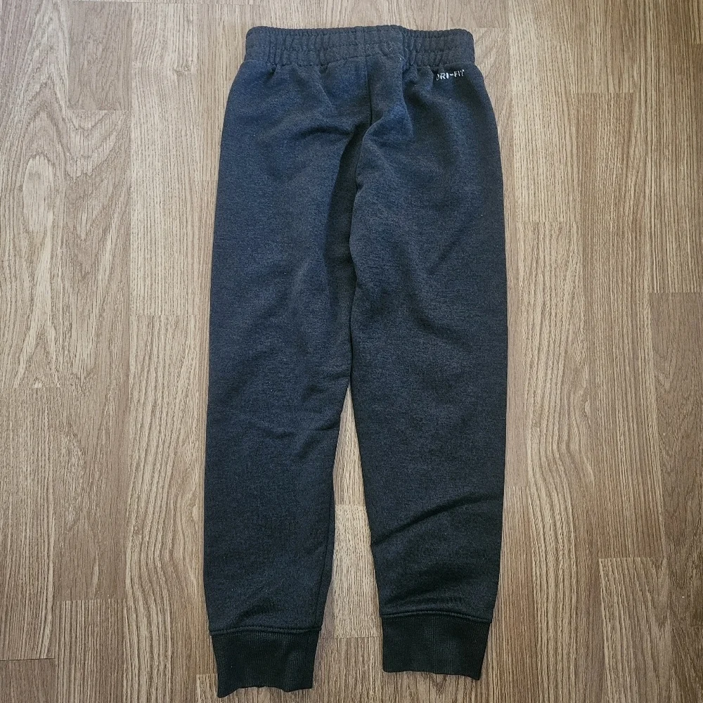 Nike Kids Charcoal Joggers with White Logo